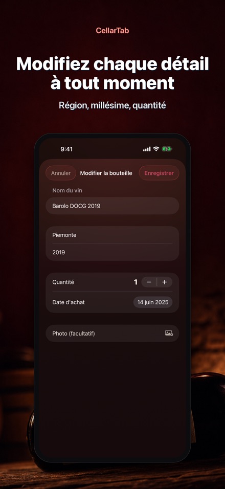 CellarTab: Carnet de Cave 8