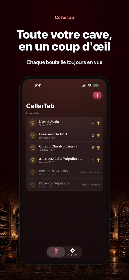 CellarTab: Carnet de Cave 9