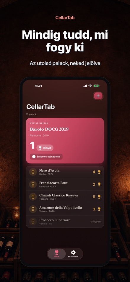 CellarTab: Borospince Napló 2