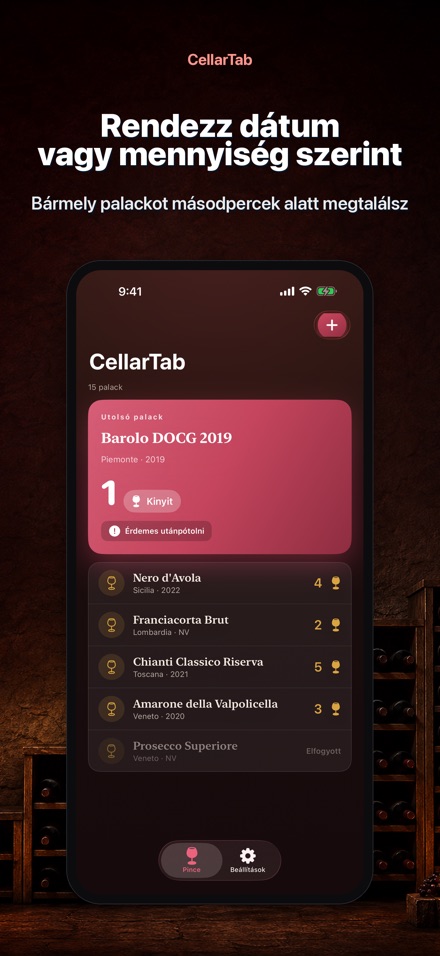 CellarTab: Borospince Napló 3