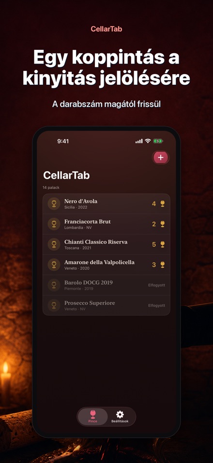 CellarTab: Borospince Napló 5
