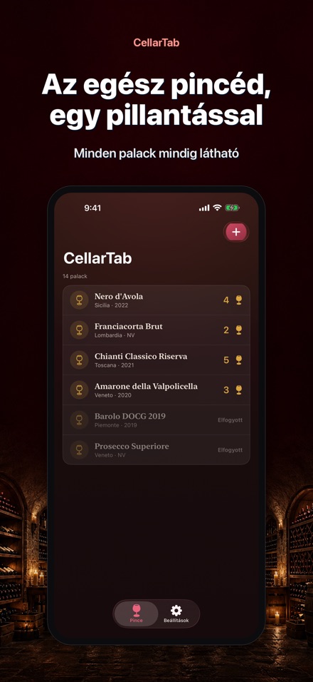 CellarTab: Borospince Napló 9