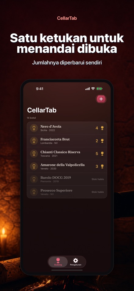 CellarTab: Catatan Kelas Wine 5