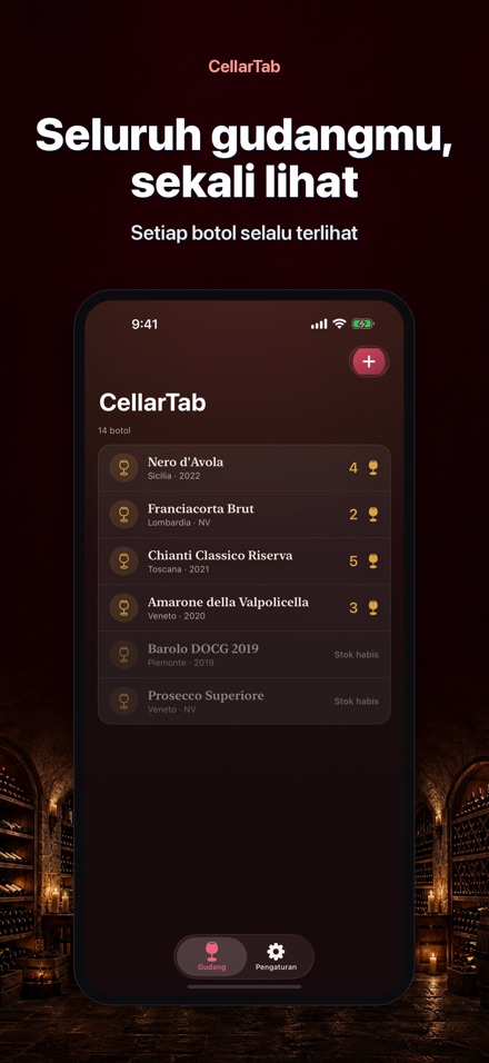 CellarTab: Catatan Kelas Wine 9