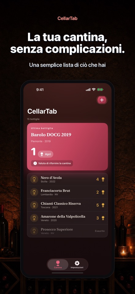 CellarTab: Cantina Vini Facile