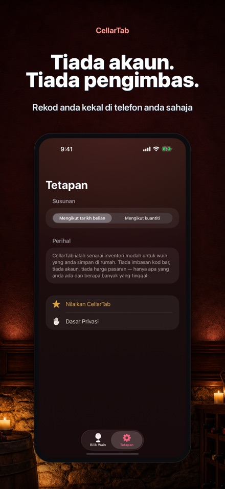 CellarTab: Log Bilik Wain 7