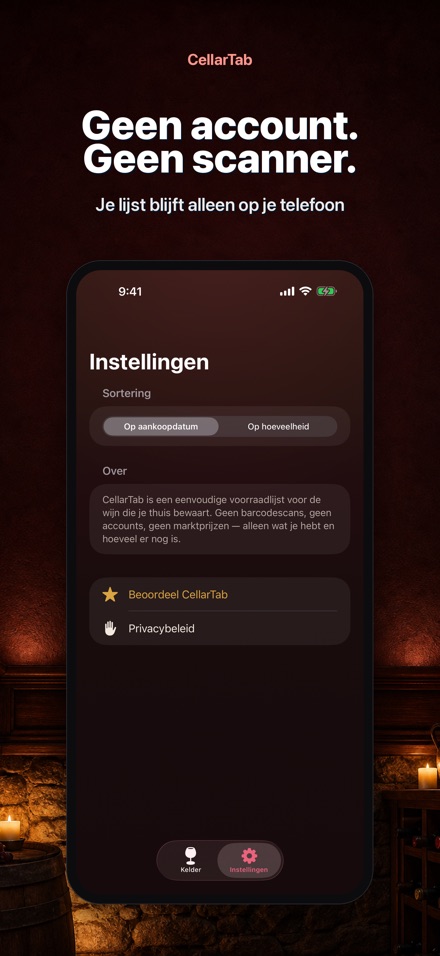CellarTab: Wijnkelder Register 7