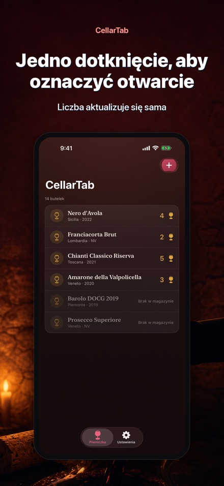 CellarTab: Ewidencja Winiarni 5