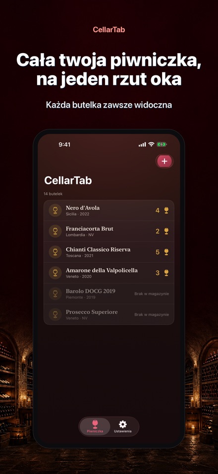 CellarTab: Ewidencja Winiarni 9