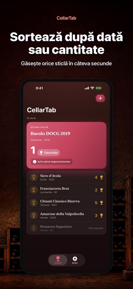 CellarTab: Jurnal Cramă 3