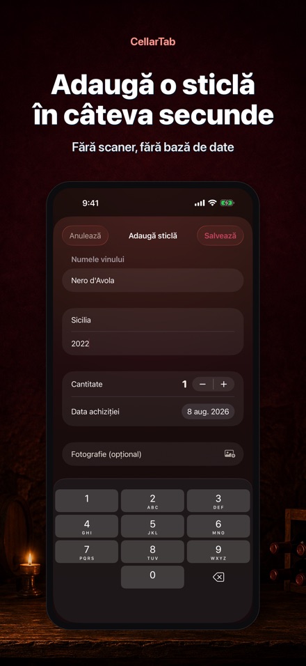 CellarTab: Jurnal Cramă 4