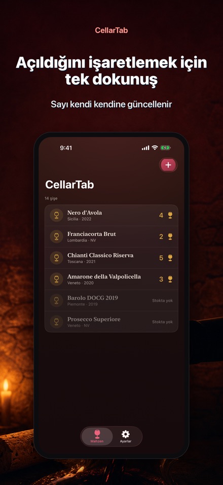 CellarTab: Şarap Mahzeni Kaydı 5