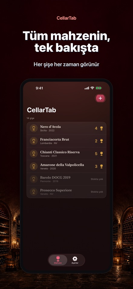 CellarTab: Şarap Mahzeni Kaydı 9