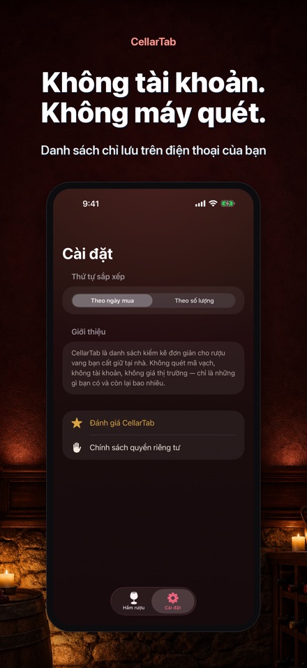 CellarTab: Nhật Ký Hầm Rượu 7