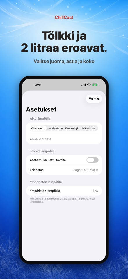 ChillCast: jäähdytysajastin 4