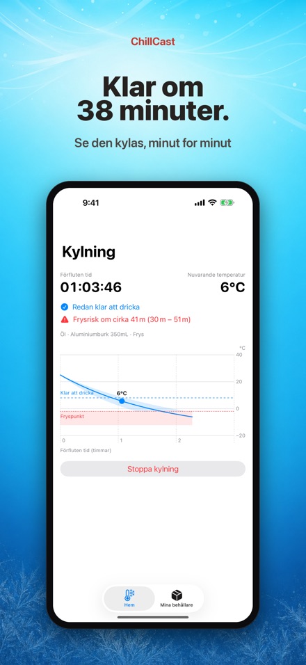 ChillCast: kyl-timer