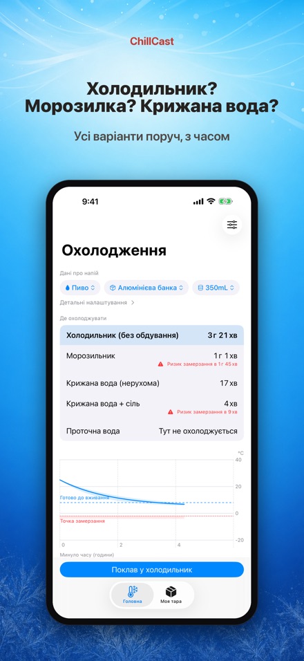 ChillCast: таймер охолодження 3
