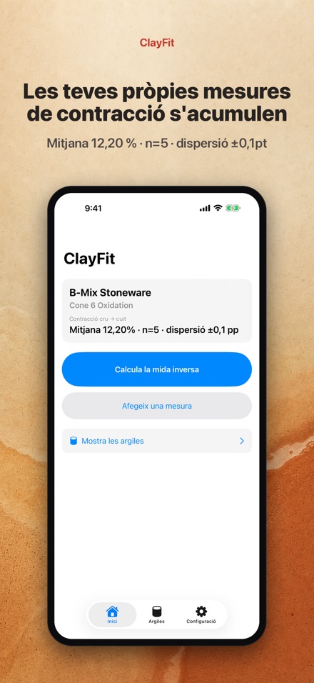 ClayFit: contracció argila