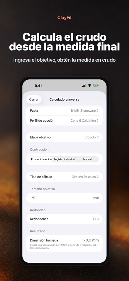ClayFit: contracción arcilla 2