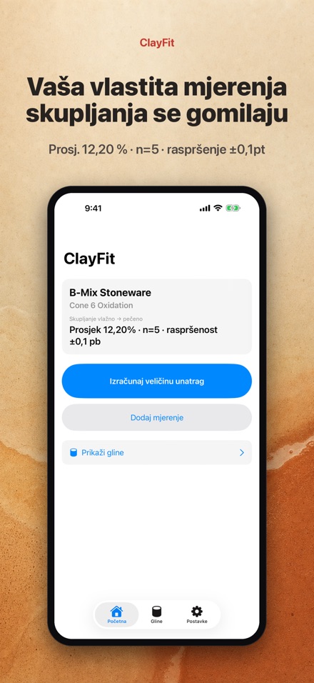 ClayFit: skupljanje gline