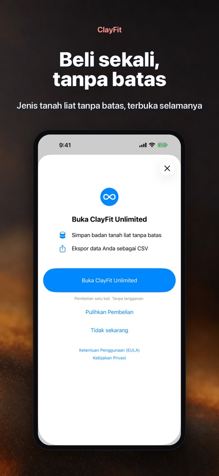 ClayFit: susut tanah liat 10