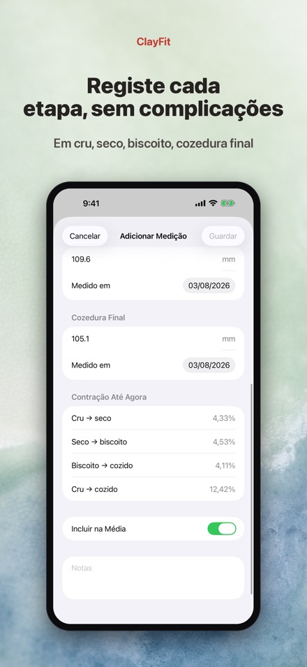 ClayFit: retração do barro 3