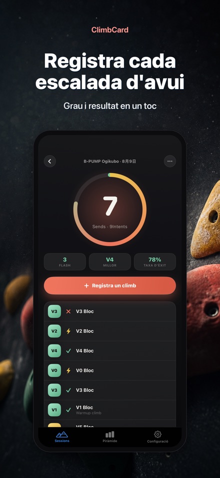 ClimbCard: Diari d'Escalada