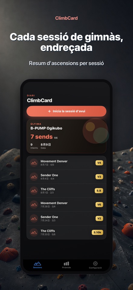 ClimbCard: Diari d'Escalada 4