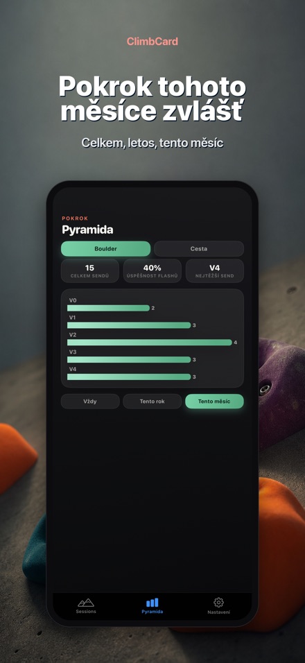 ClimbCard: Deník Lezení 8