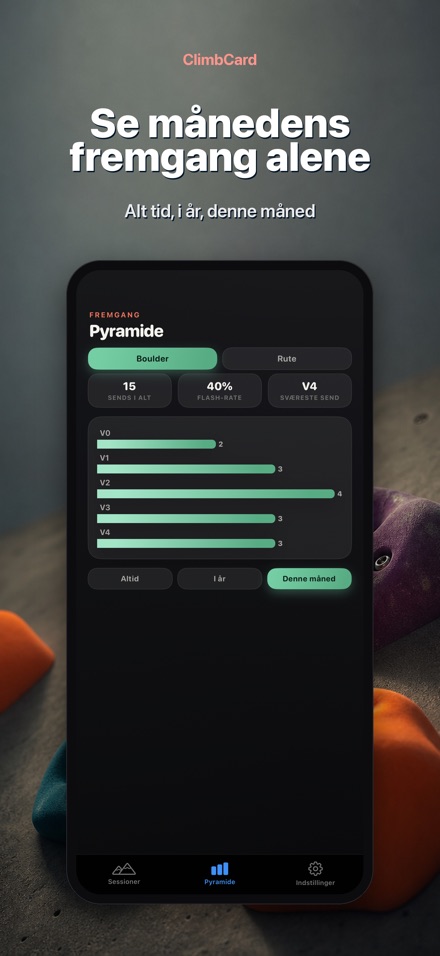 ClimbCard: Klatrelog 8