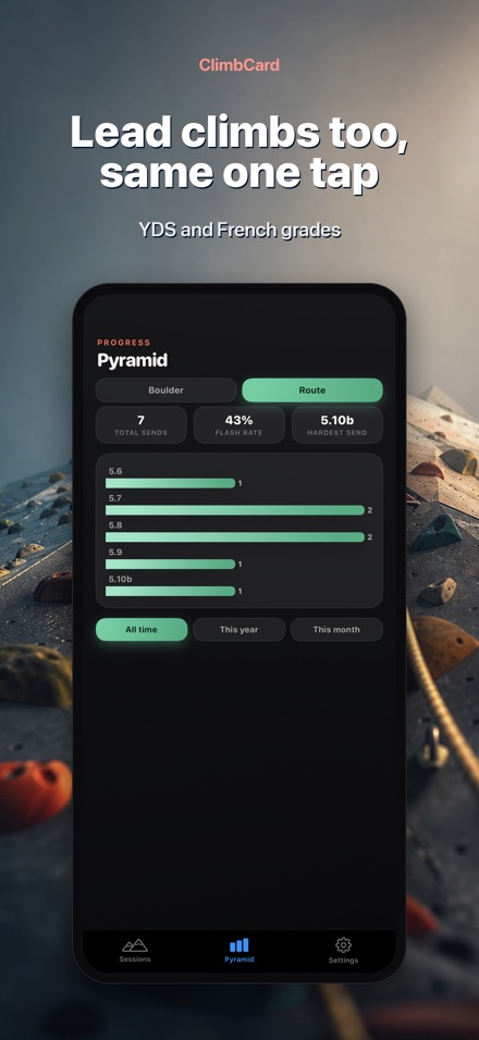 ClimbCard: Climbing Log 5
