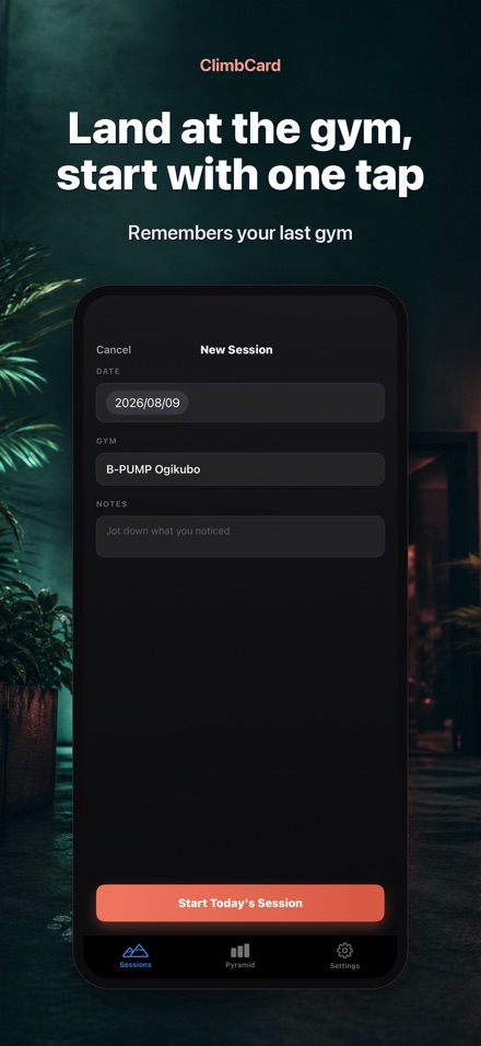 ClimbCard: Climbing Log 6