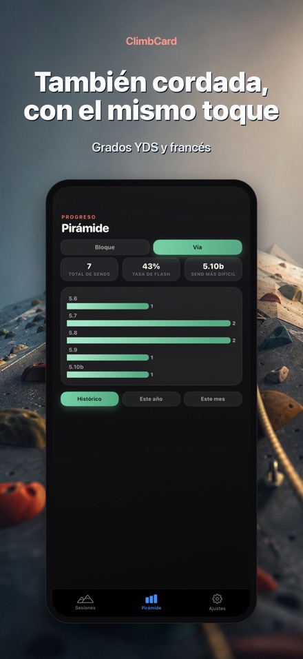 ClimbCard: Registro Escalada 5