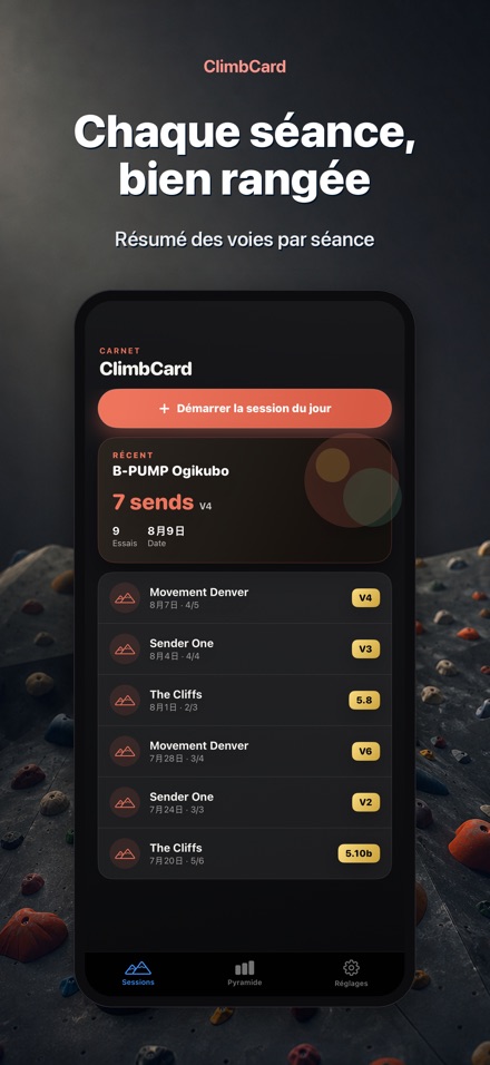 ClimbCard: Carnet Escalade 4