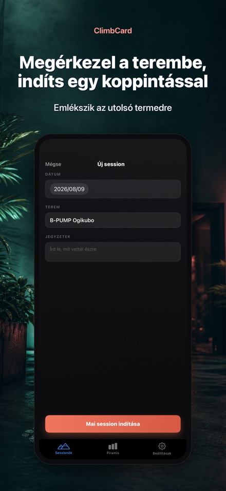ClimbCard: Mászónapló 6