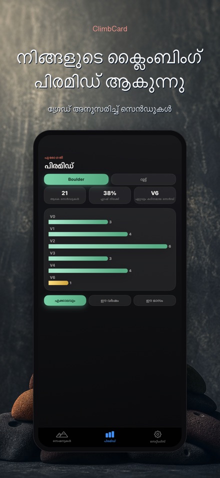 ClimbCard: ക്ലൈംബിംഗ് ലോഗ് 2