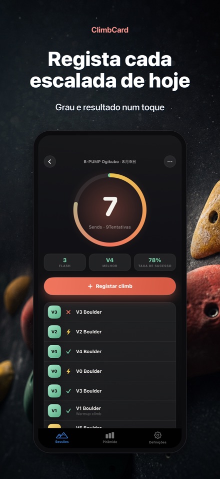 ClimbCard: Diário de Escalada