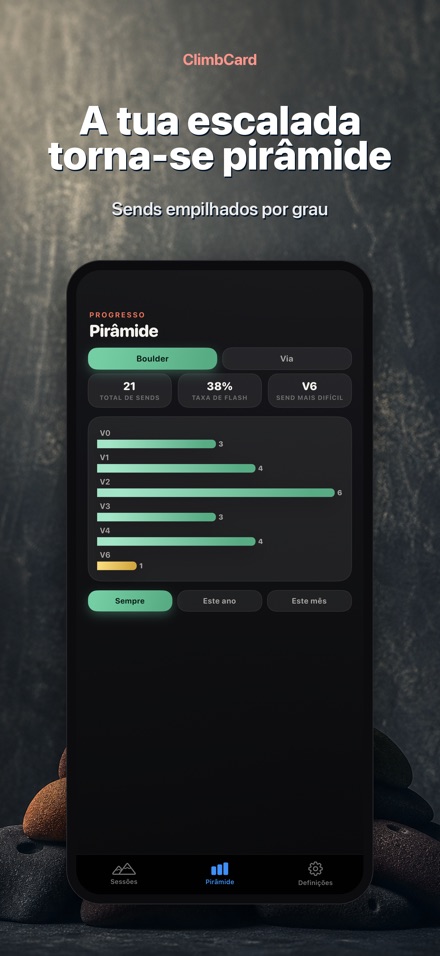 ClimbCard: Diário de Escalada 2