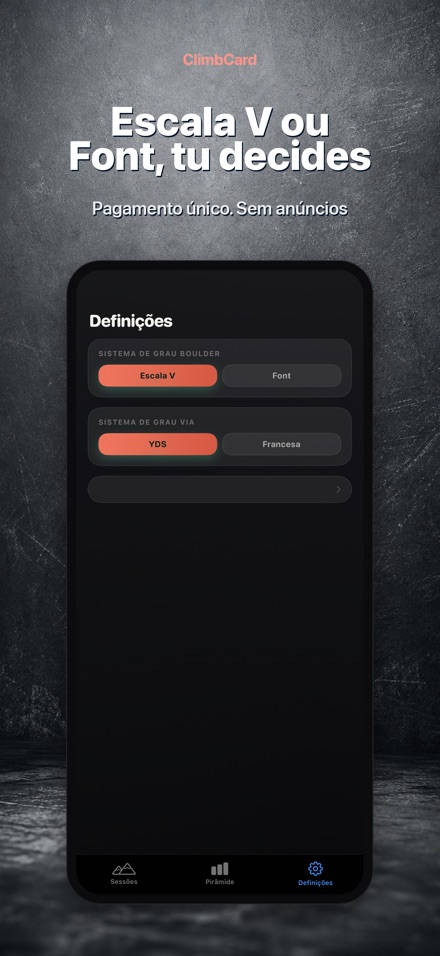 ClimbCard: Diário de Escalada 10