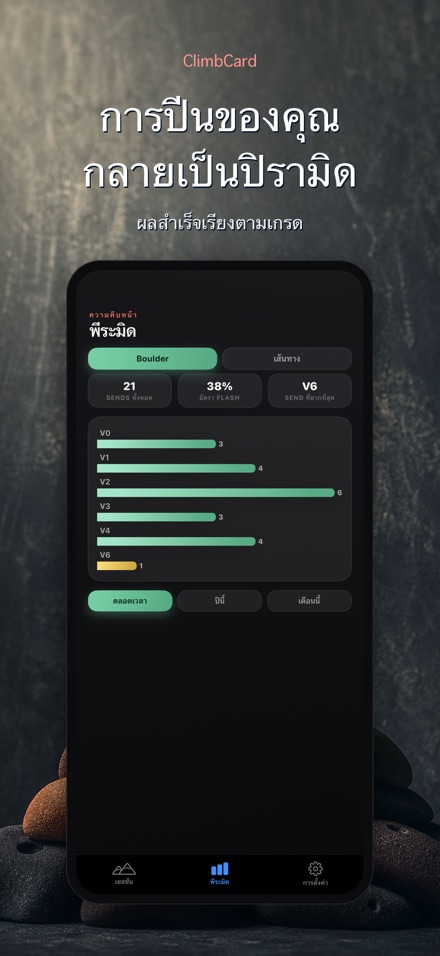 ClimbCard: บันทึกปีนผา 2