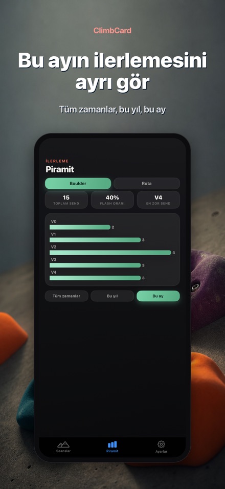 ClimbCard: Tırmanış Günlüğü 8