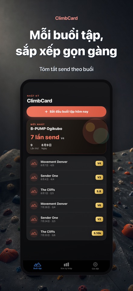 ClimbCard: Nhật Ký Leo Núi 4