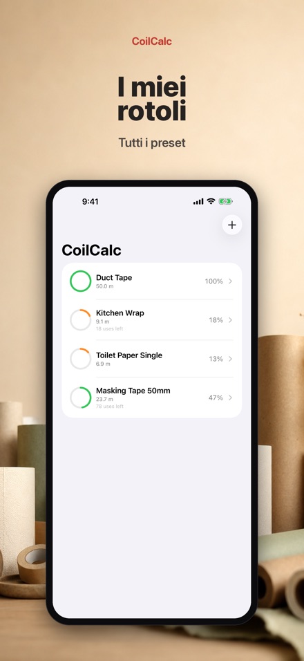 CoilCalc: Metro per rotoli 3