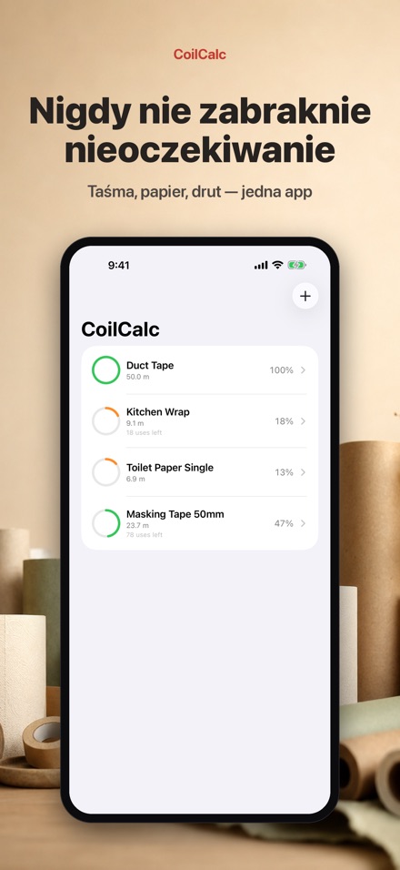 CoilCalc: Miernik rolki 3