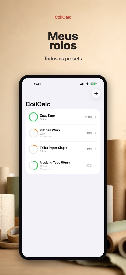 CoilCalc: Medidor de rolo 3