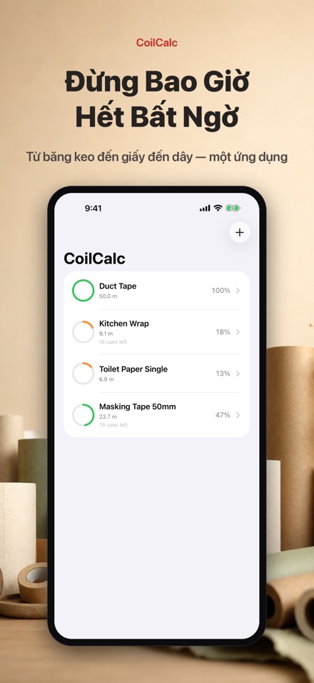 CoilCalc: Đo Chiều Dài Cuộn 3