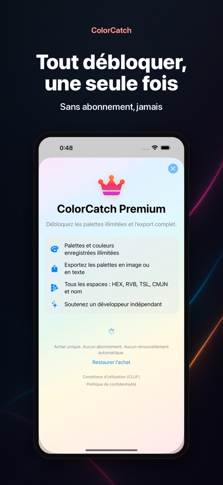 ColorCatch : capture couleurs 10