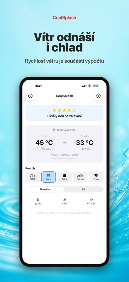 CoolSplash: ochladí zalévání? 5