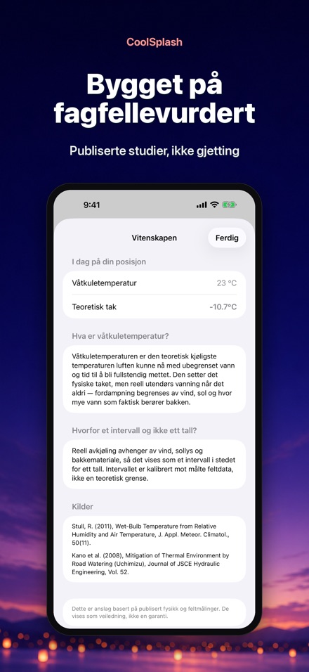 CoolSplash: kjøler vanning? 8
