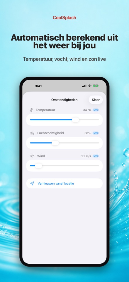 CoolSplash: verkoelt sproeien? 9